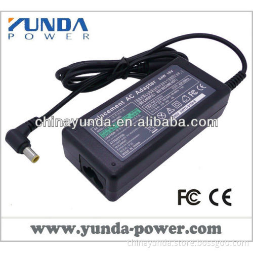 Replacement ac adapter for SONY laptop 16v 4a(6.4*4.0mm)